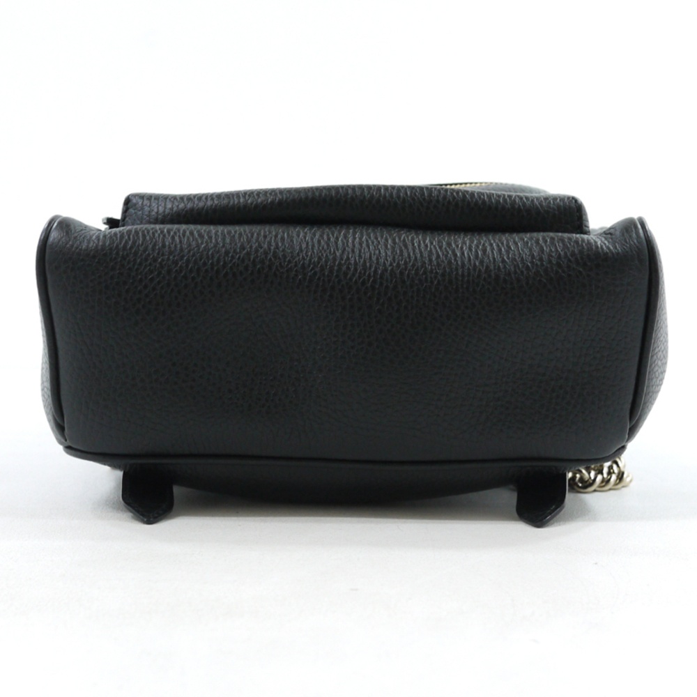 Gucci Interlocking Shoulder Black Backpack G Soho - image 6